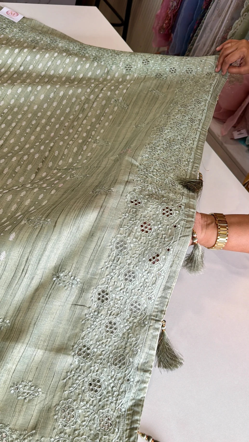 Soft semi Tussar Saree/ 5375