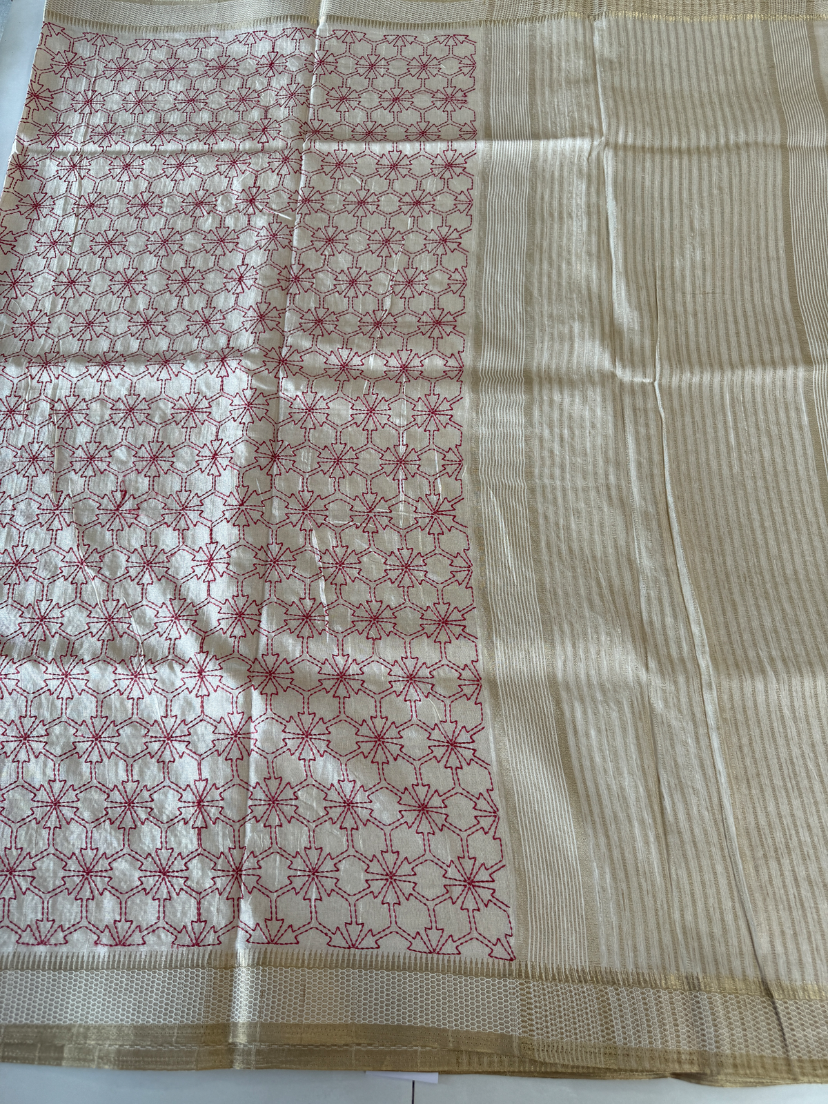 Soft Semi Tussar Saree/ 8016