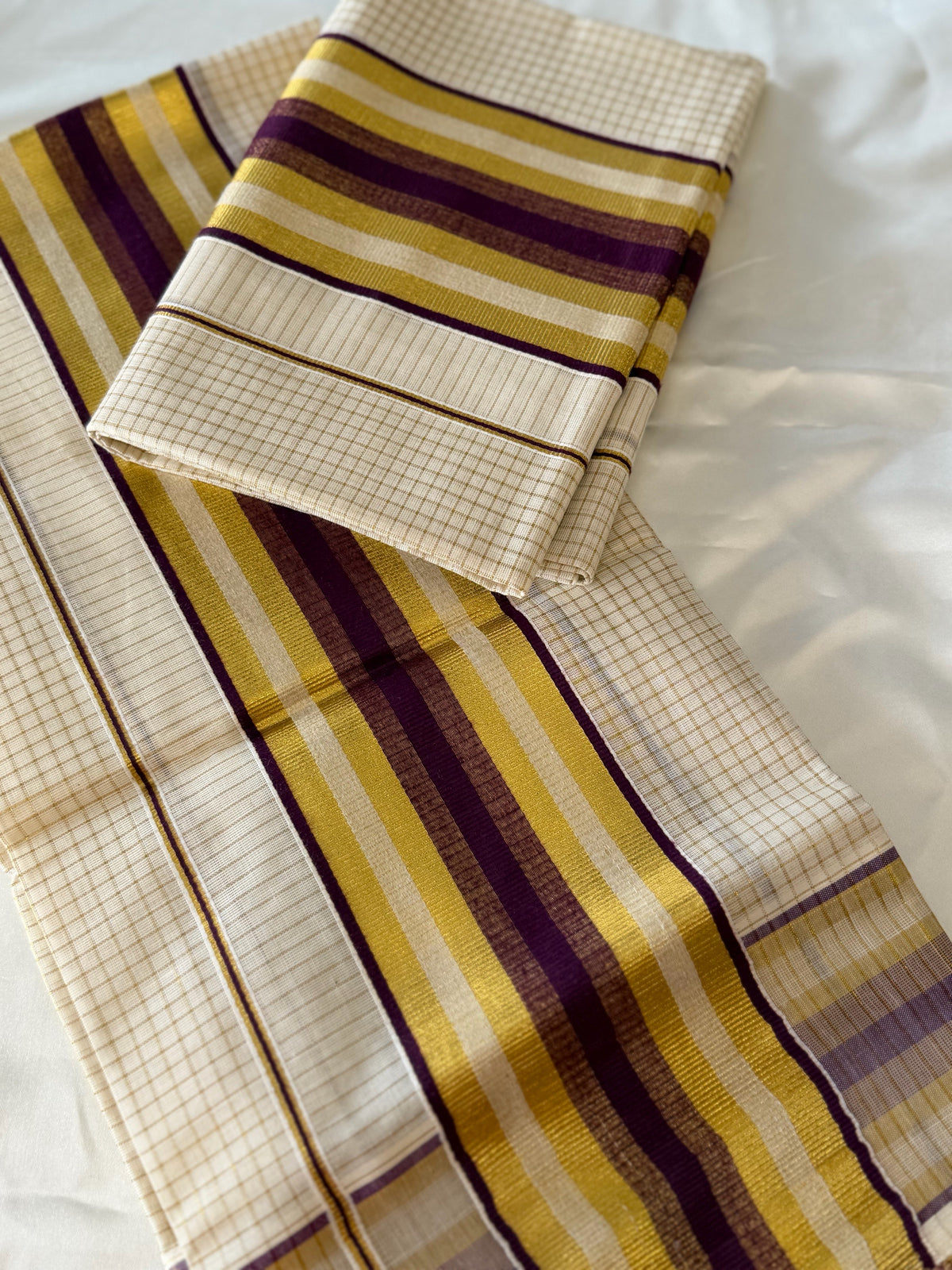Micro check set Mundu / D207