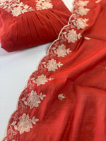Soft Chanderi unstitched salwar set / NC249