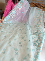 Foil textured crushed Organza/W767