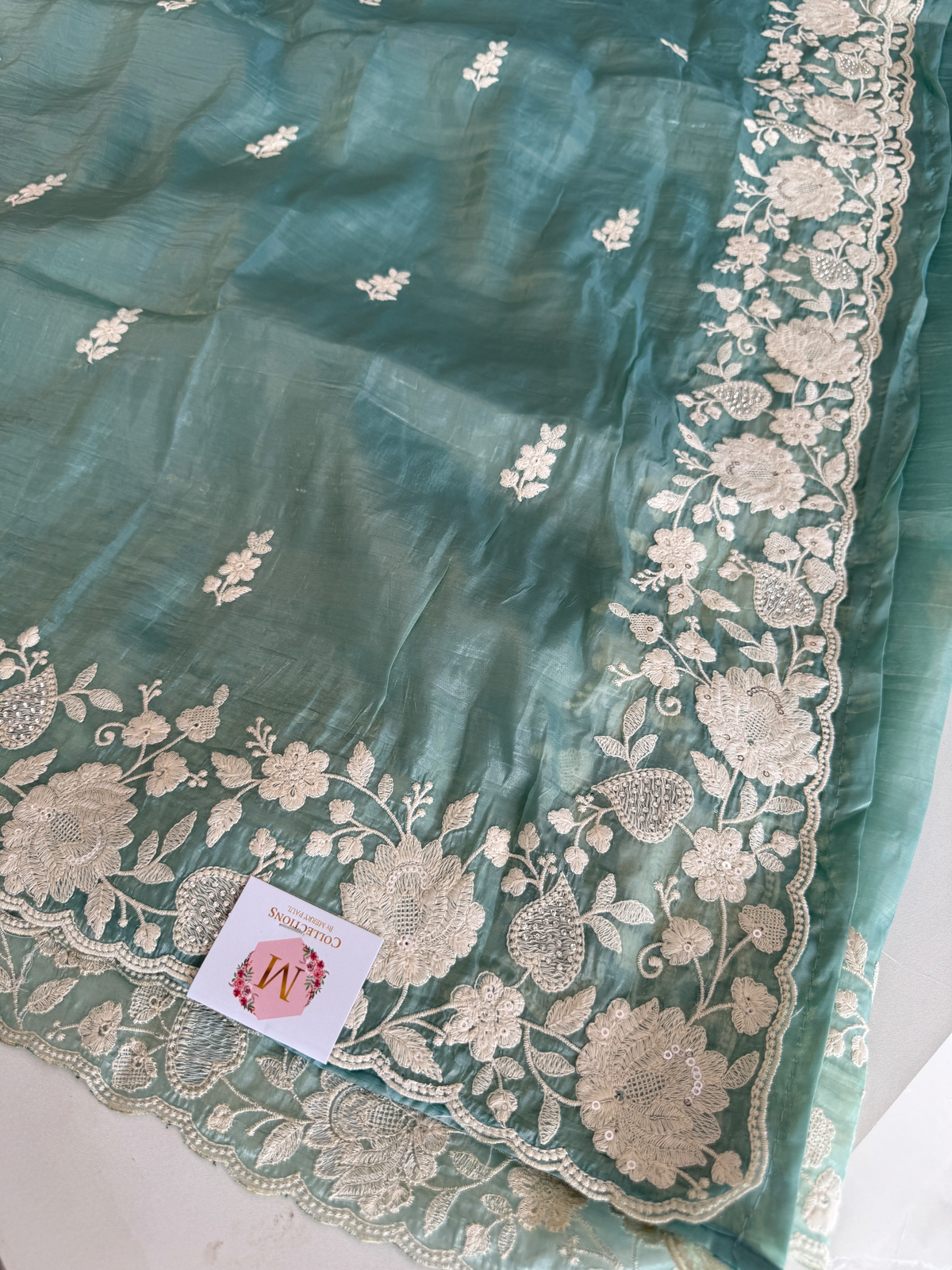 Crushed Organza Saree / MK01