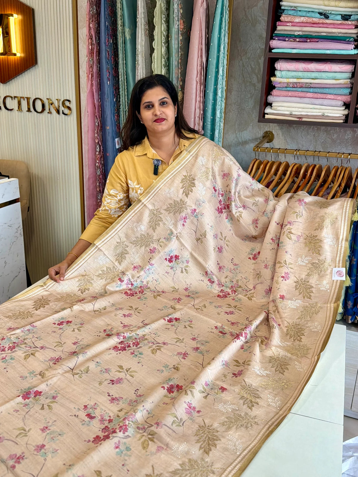Soft semi Tussar Saree/ 2295