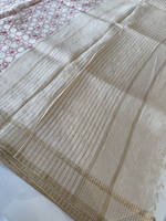 Soft Semi Tussar Saree/ 8016