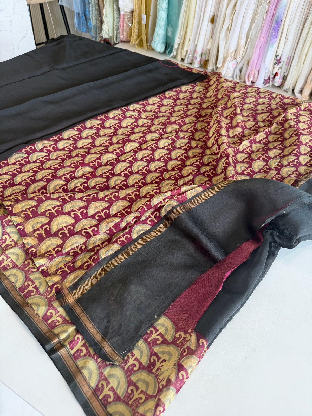 Pure Chanderi silk saree / CP1