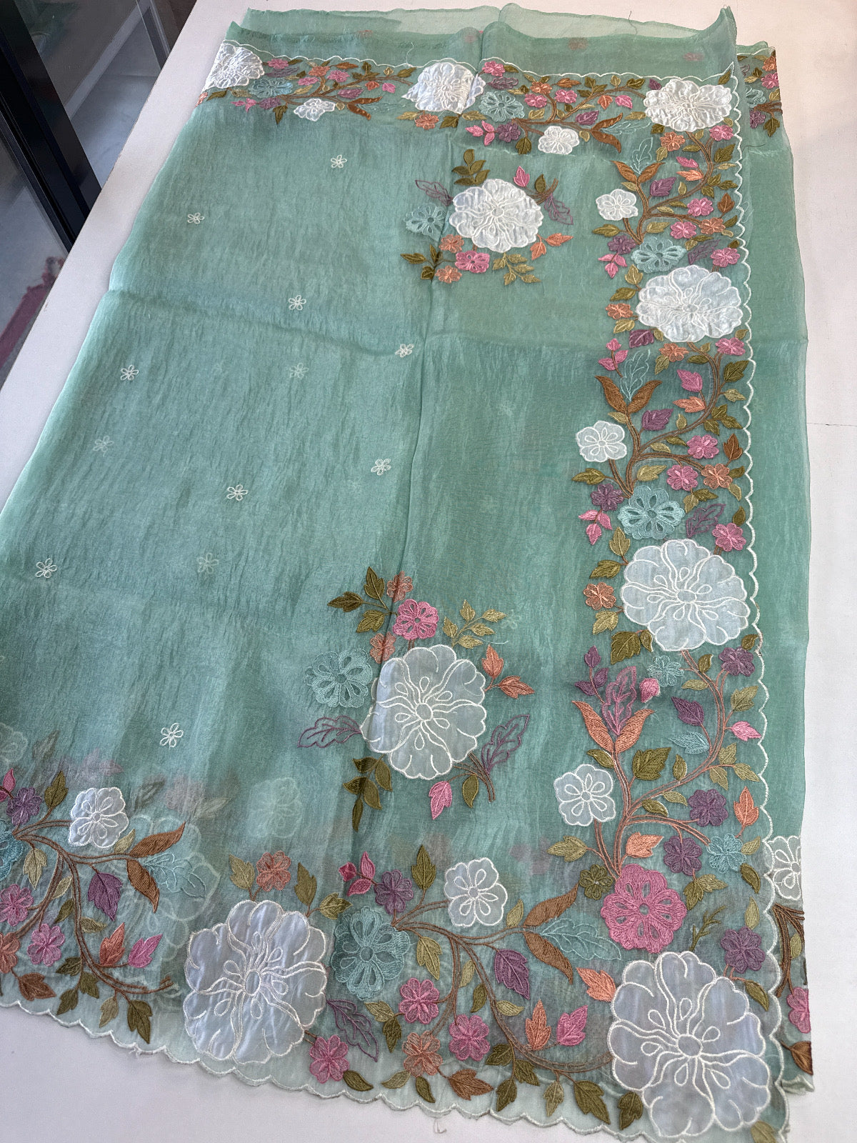 Korean Organza Saree/ MSA122