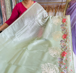 Tissue organza saree /RKF07