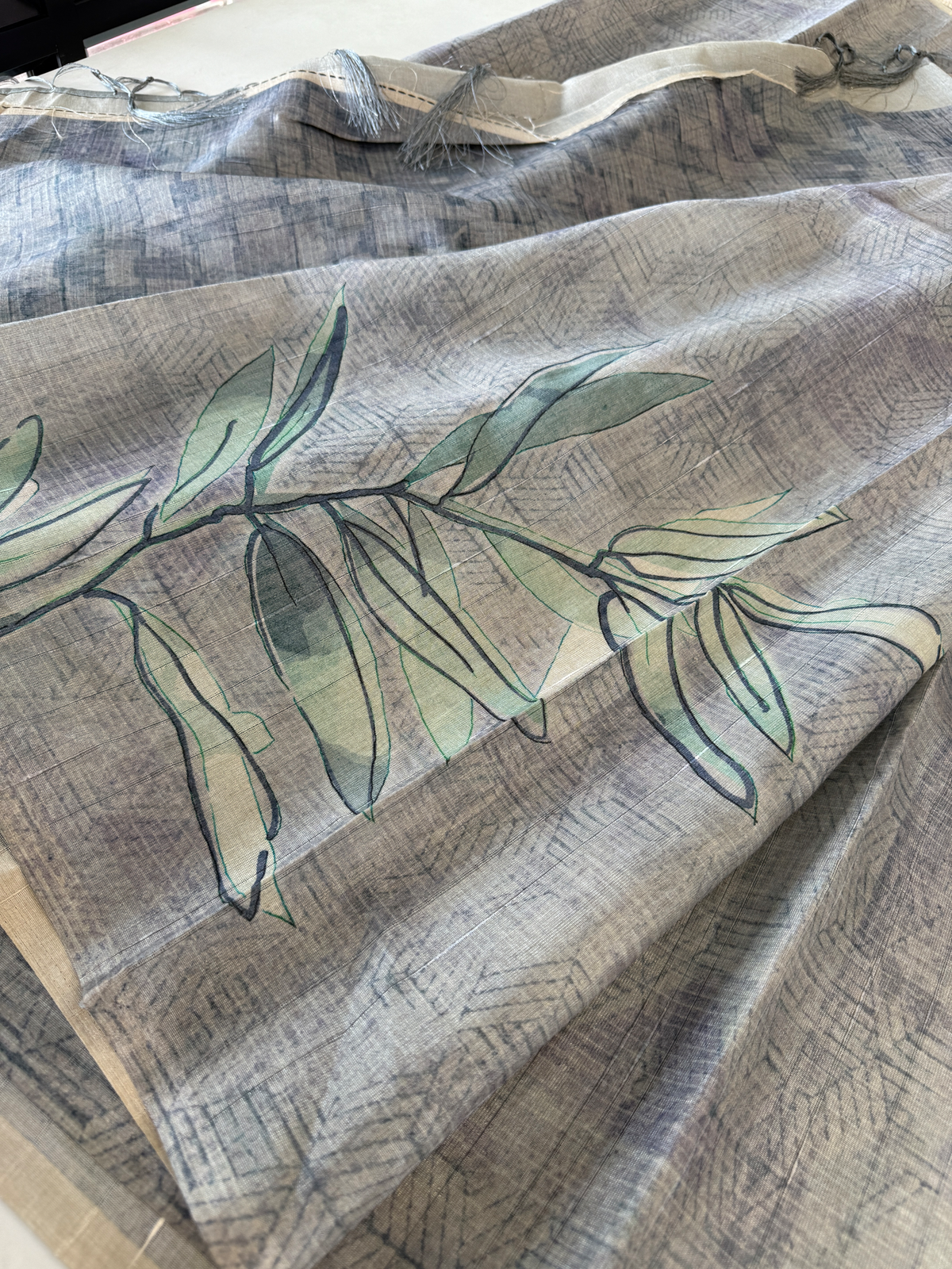 Soft semi silk blended/ 4734