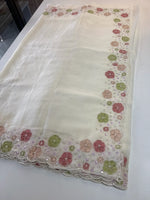 Crushed crape Saree/ HW725