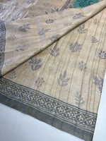 Soft seminTussar Saree/ D523