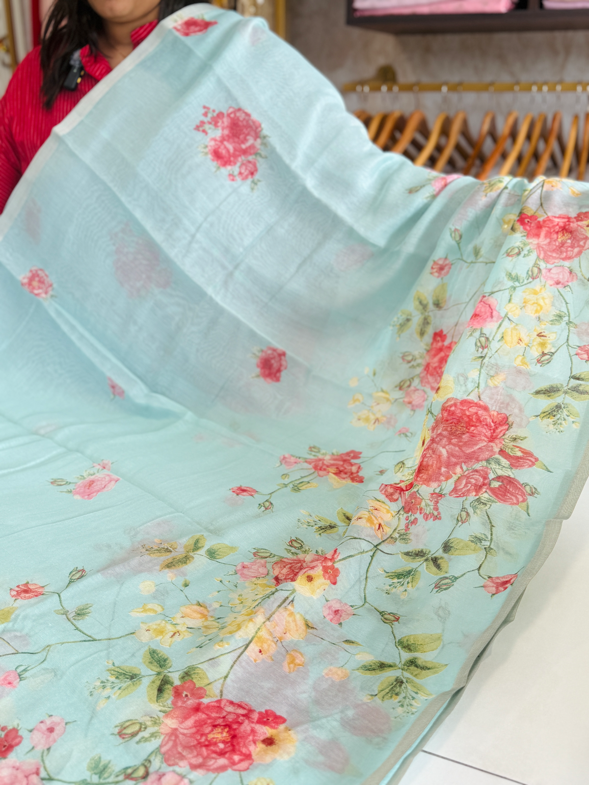 Soft mal cotton saree/ SH106