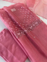 Crushed Tissue unstitched salwar set /298B