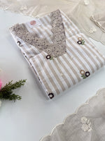 Cotton unstitched salwar set / NC250