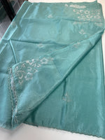Crushed crape Saree/ AM107