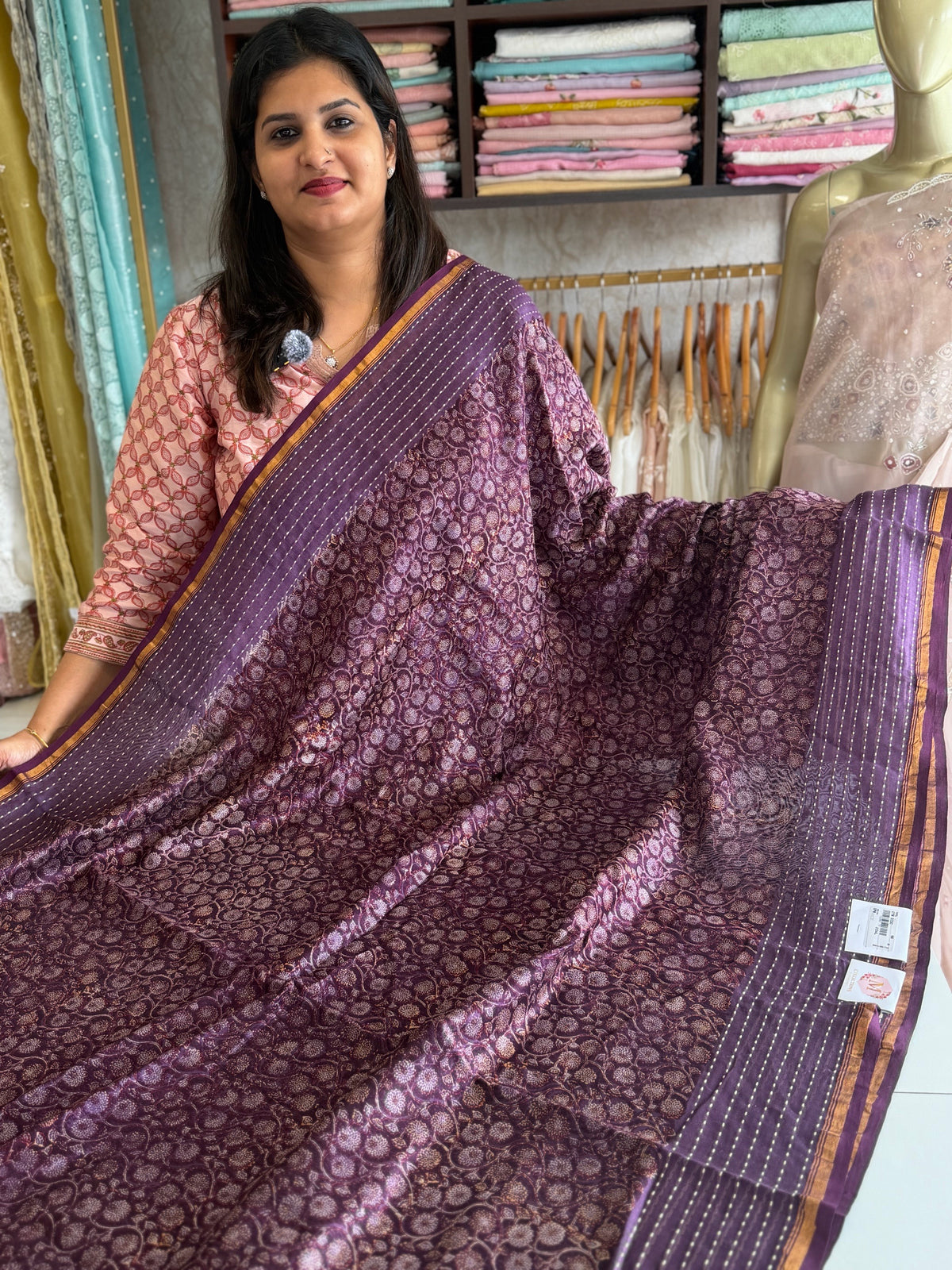 Pure Chanderi silk saree / CCP8