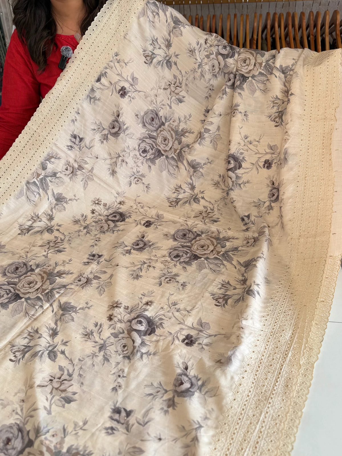 Semi silk saree/ K840