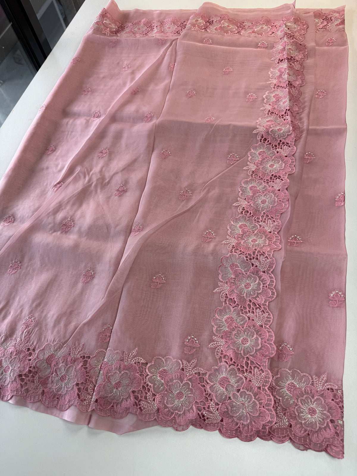 Organza Saree/ 6296