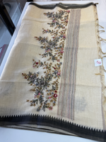 Tissue linen blended saree/ 1671