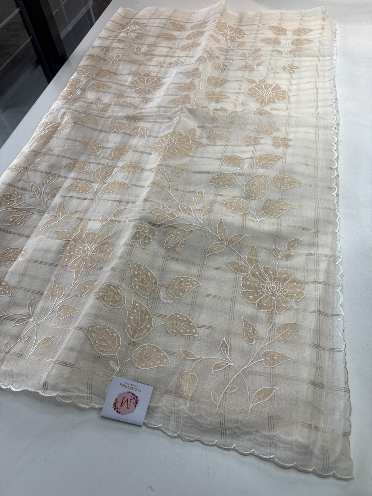 Chanderi cotton saree/ 114EFS