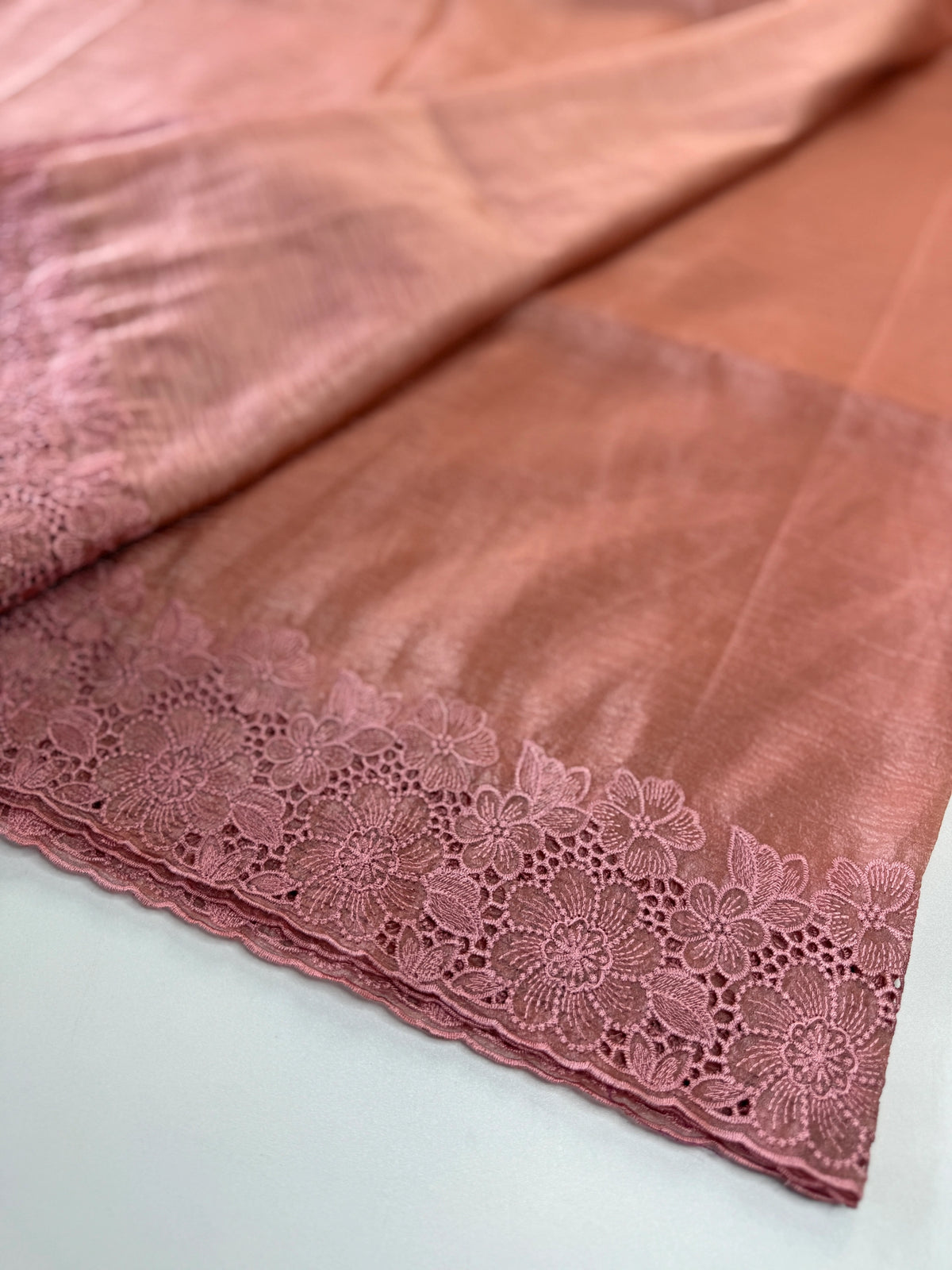 Crushed crape Saree/ CW053