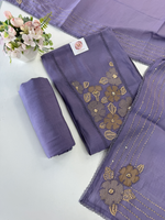 Soft Chanderi unstitched salwar set / NC162