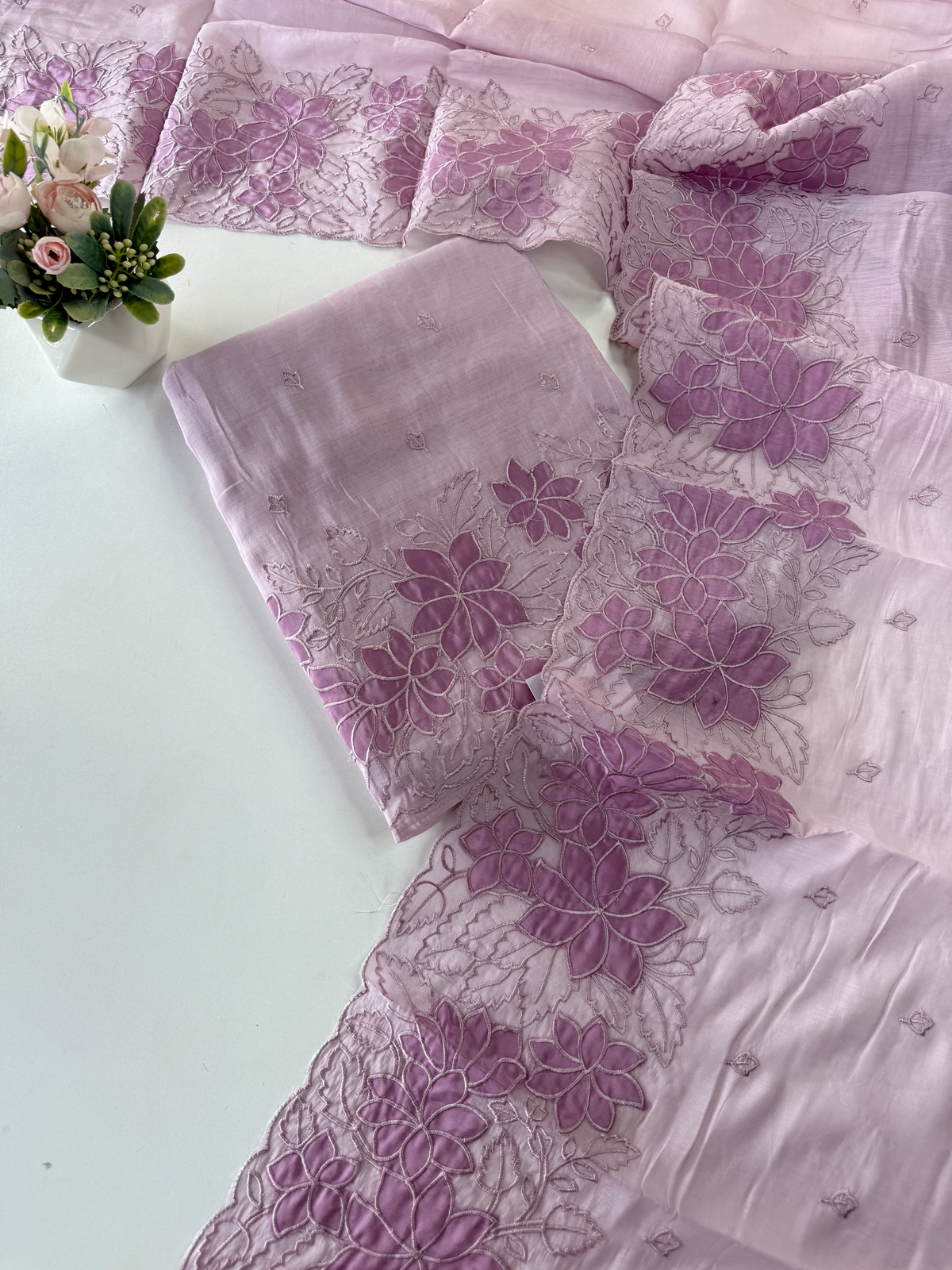 Unstitched salwar set A/ NC155