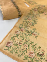 Linen cotton unstitched salwar set / Nc256