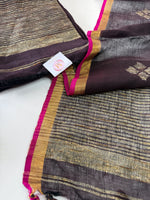 Linen jamdhani unstitched salwar set / NC281
