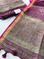 Linen jamdhani unstitched salwar set / NC281