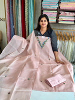 Silky kotta unstitched salwar set/ NC220