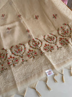 Tissue Linen Saree/ SR564