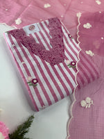 Cotton unstitched salwar set / NC250