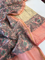 Chanderi silk unstitched salwar set /CH76