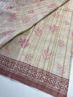 Soft seminTussar Saree/ D523