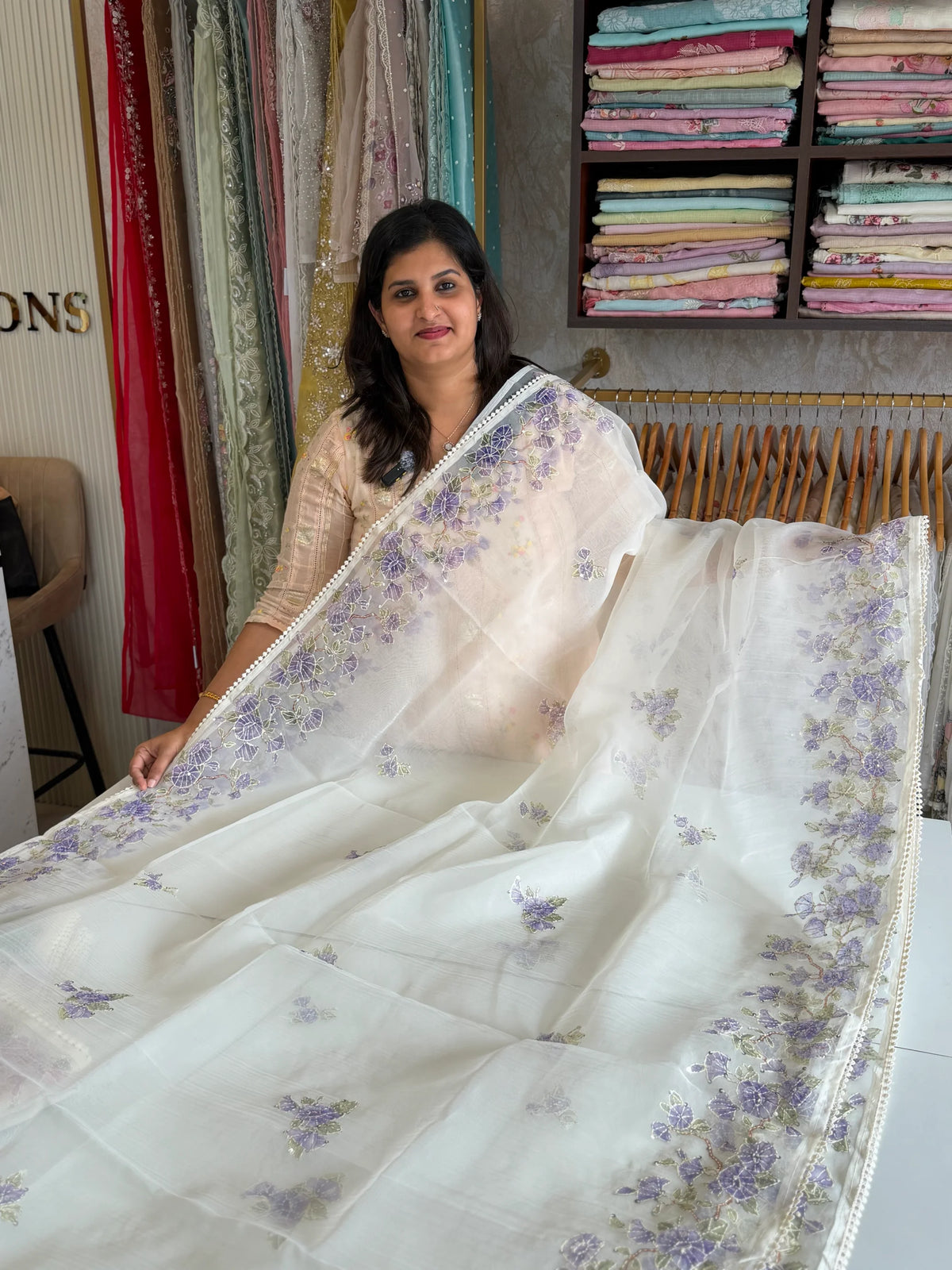 Soft Organza Saree / 1533