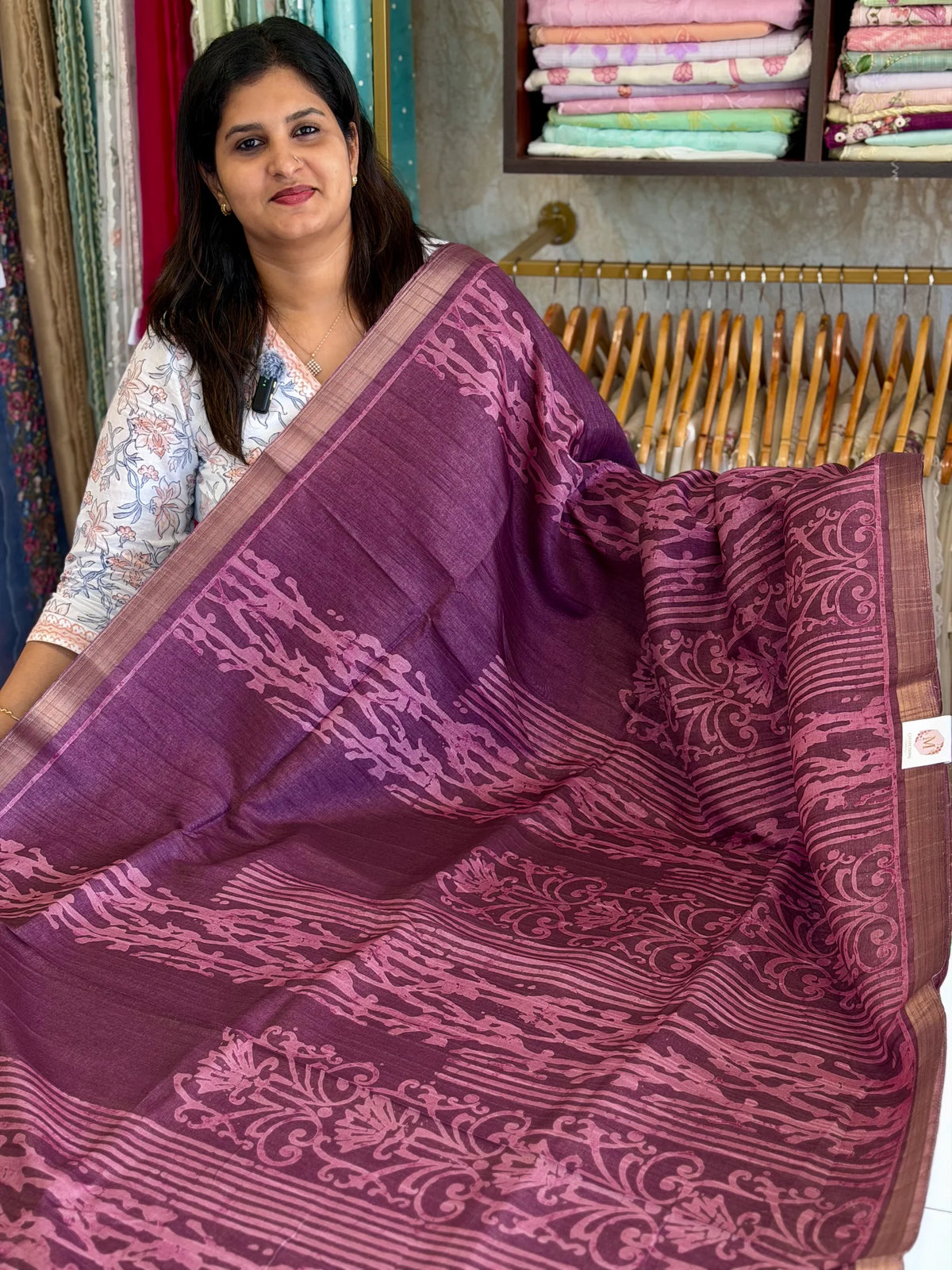 Semi Tussar Saree/ KE11