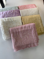 Crushed Crape Saree/ HW456