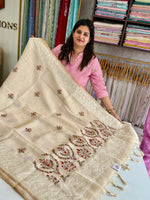 Tissue Linen Saree/ SR564