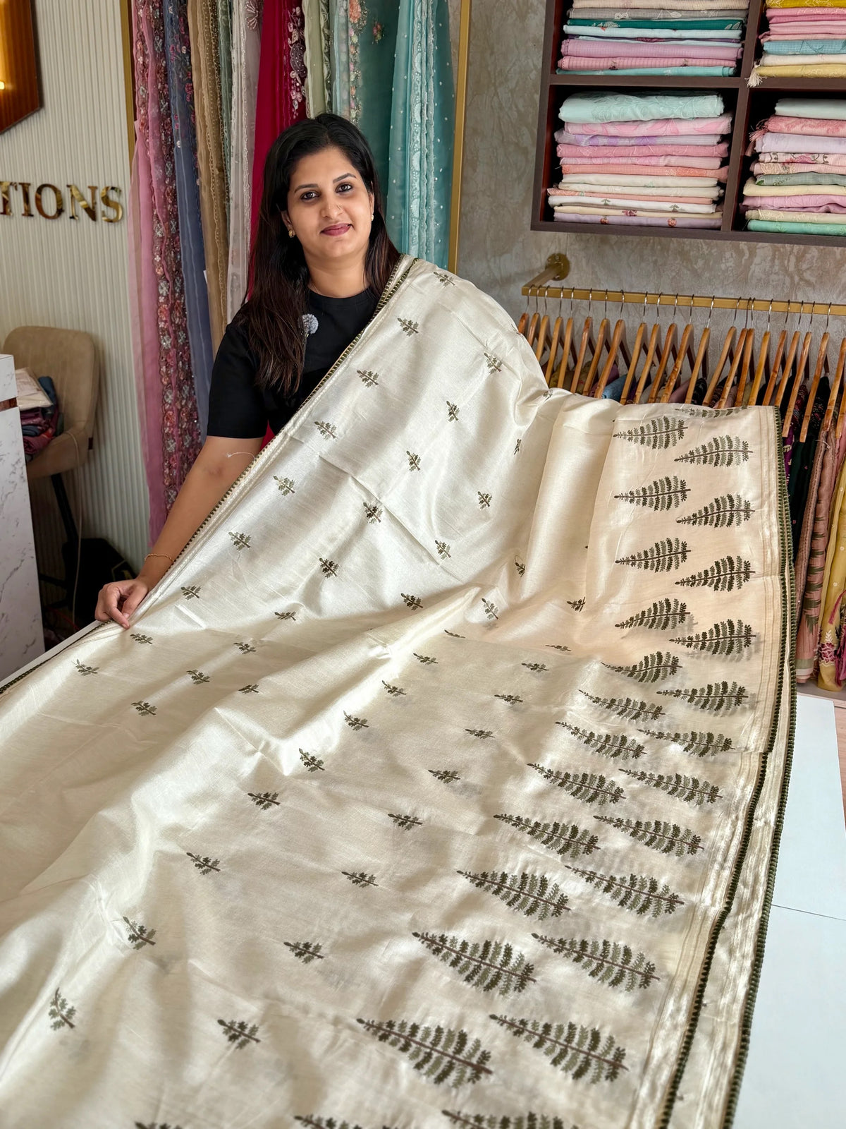 Semi Tussar Saree /FC833