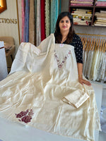 Soft Chanderi unstitched salwar set / NC285
