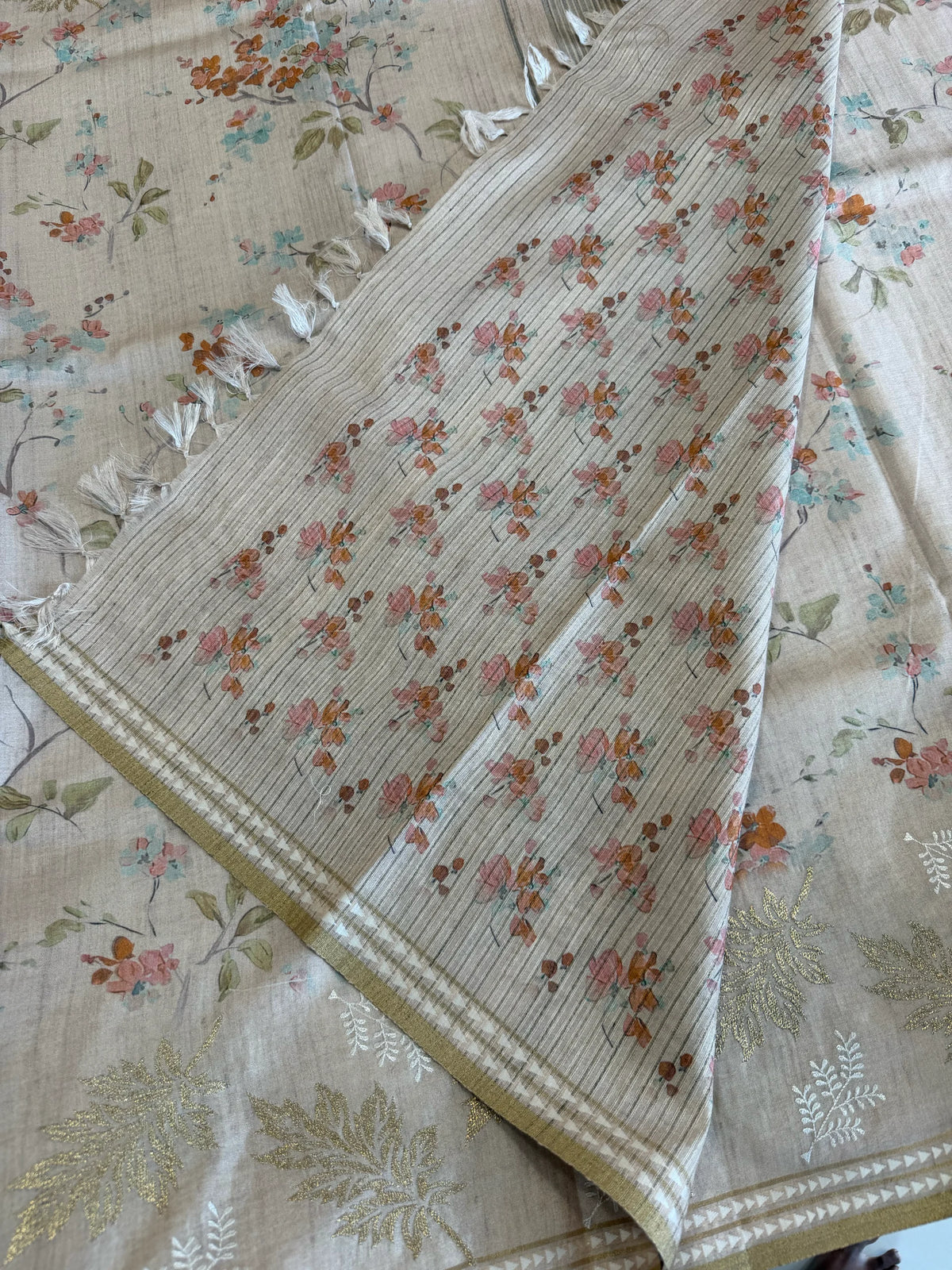 Soft semi Tussar Saree/ 2295