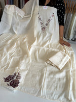 Soft Chanderi unstitched salwar set / NC285