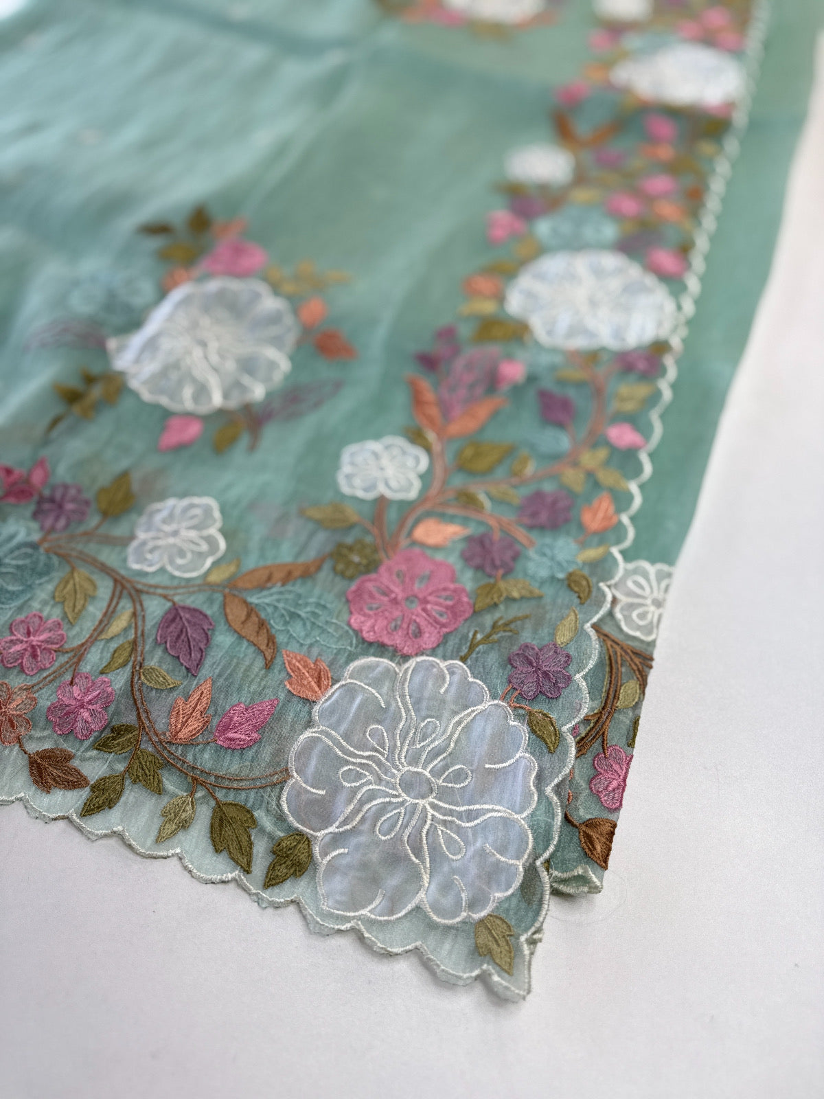 Korean Organza Saree/ MSA122