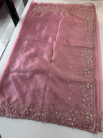 Soft Organza party wear saree/ HM115
