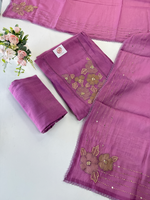 Soft Chanderi unstitched salwar set / NC162