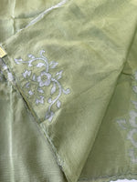 Crushed crape Saree/ AM107