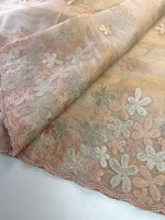 Foil textured crushed Organza/W767