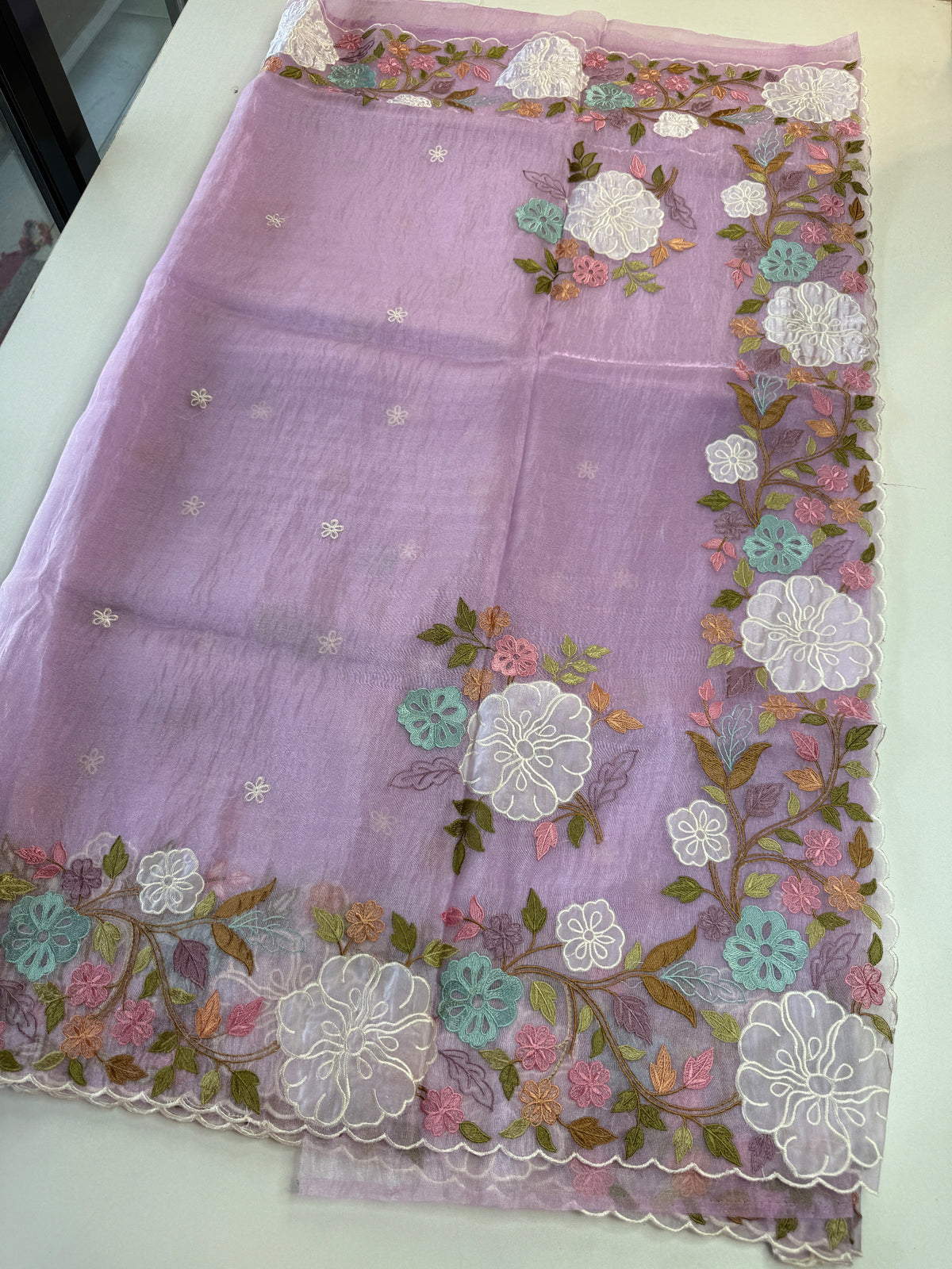 Korean Organza Saree/ MSA122