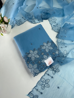Chiffon unstitched salwar set/NC145