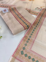 Slub silk unstitched salwar set / NC227